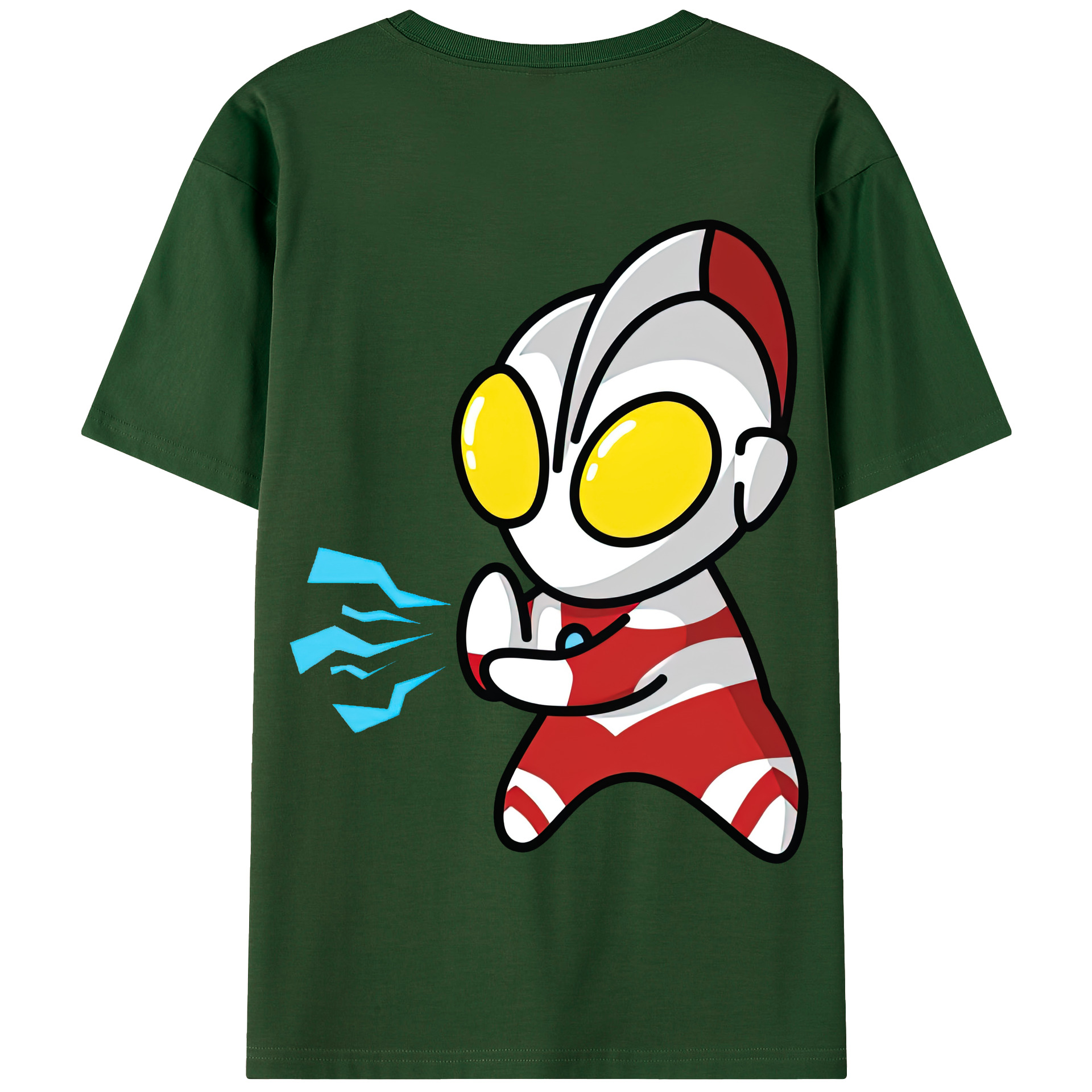 （画像用） ウルトラマン Ultraman 綿100％半袖Tシャツ（背面プリント）